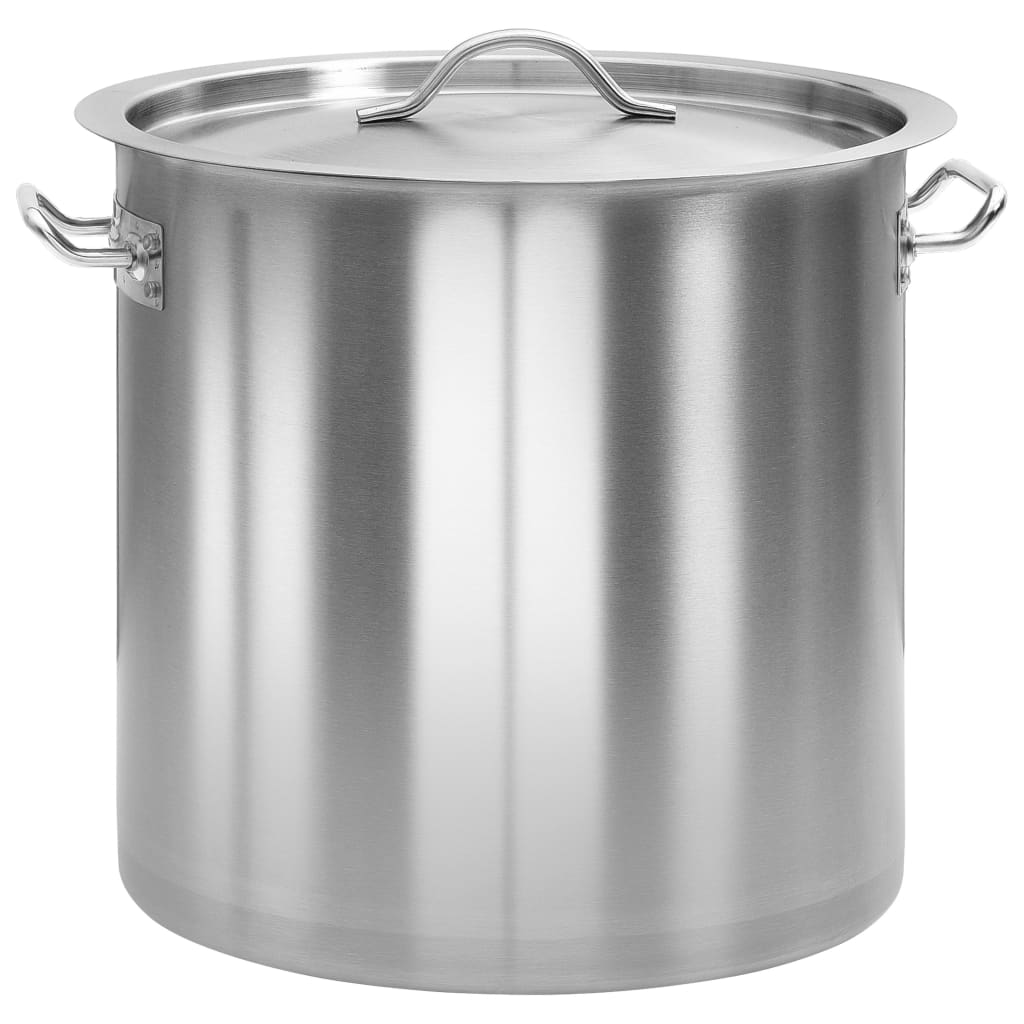 vidaXL Stock Pot 35 L 36x36 cm Stainless Steel