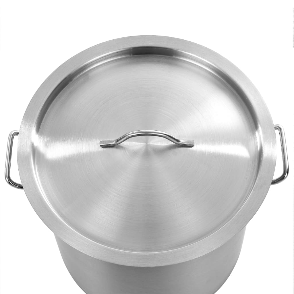 vidaXL Stock Pot 35 L 36x36 cm Stainless Steel