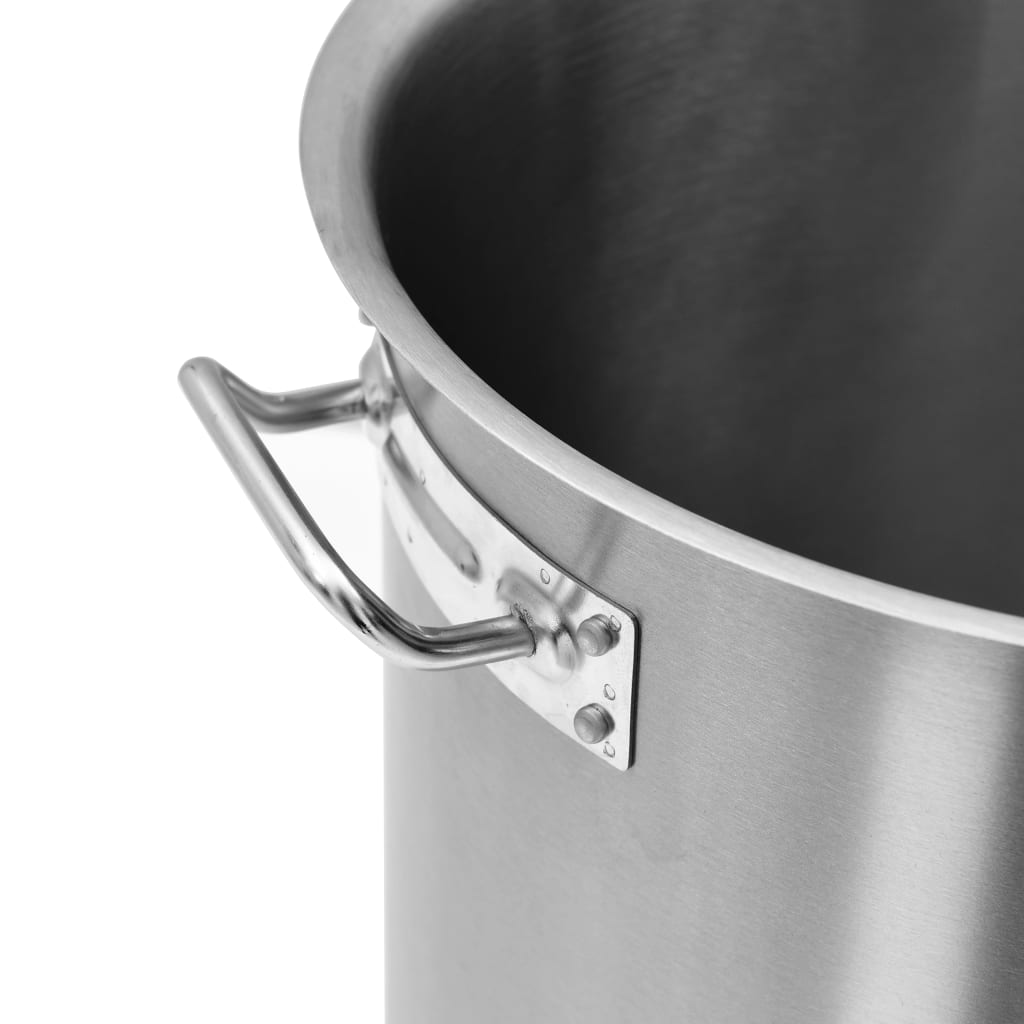 vidaXL Stock Pot 35 L 36x36 cm Stainless Steel