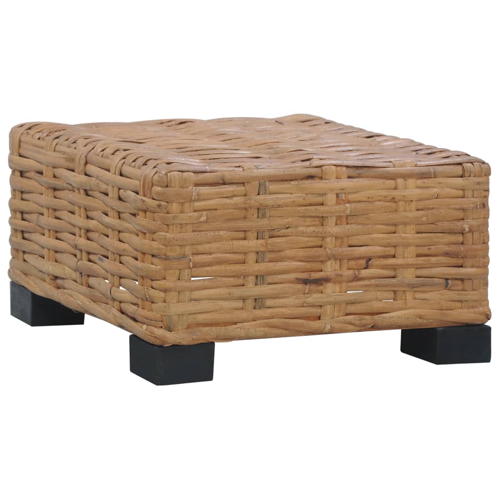 Coffee Table | Natural Rattan Brown and Black