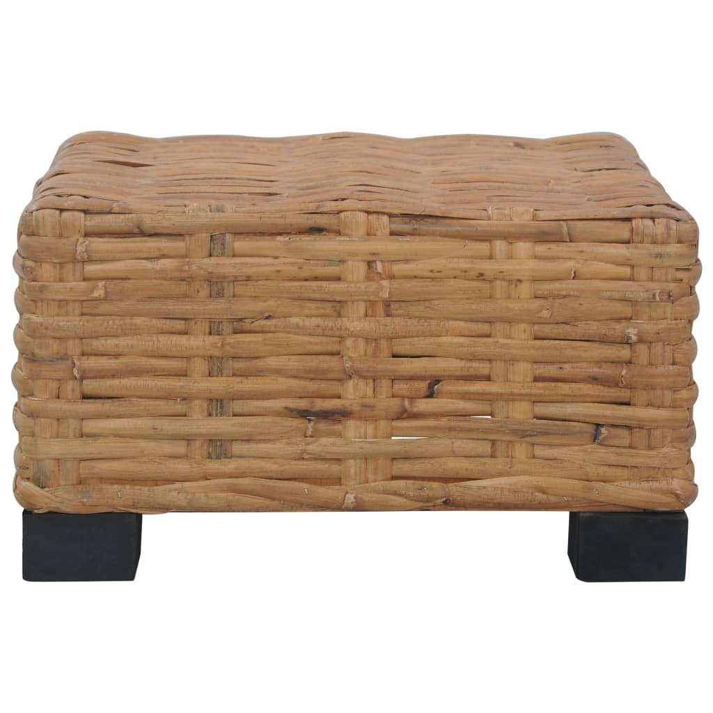 Coffee Table | Natural Rattan Brown and Black