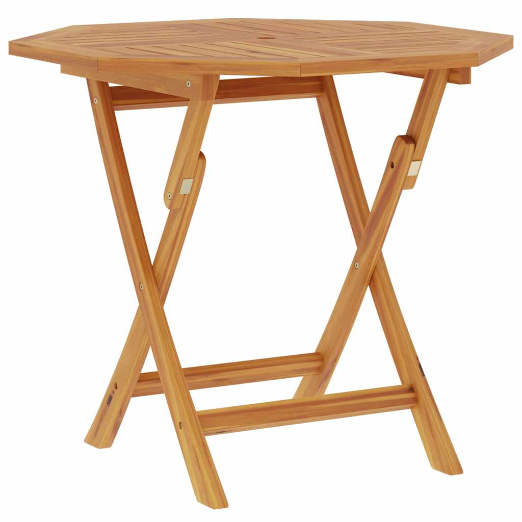 47418 vidaXL Folding Garden Table 85x85x76 cm Solid Teak Wood