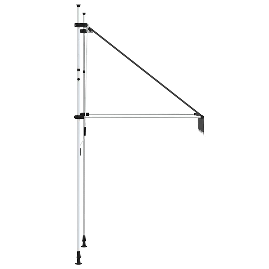 145832 vidaXL Manual Retractable Awning 100 cm Anthracite