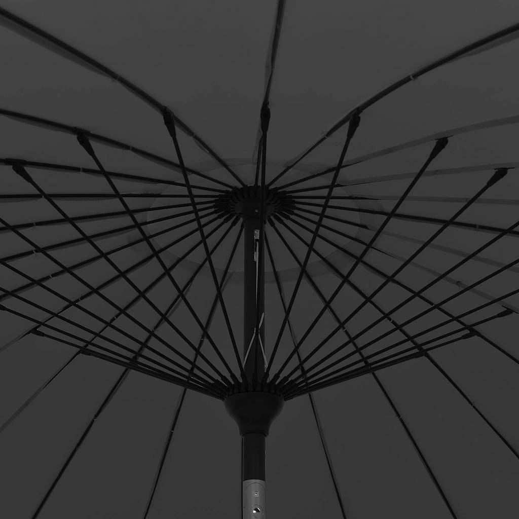 Garden Parasol with Aluminium Pole 250 cm Anthracite
