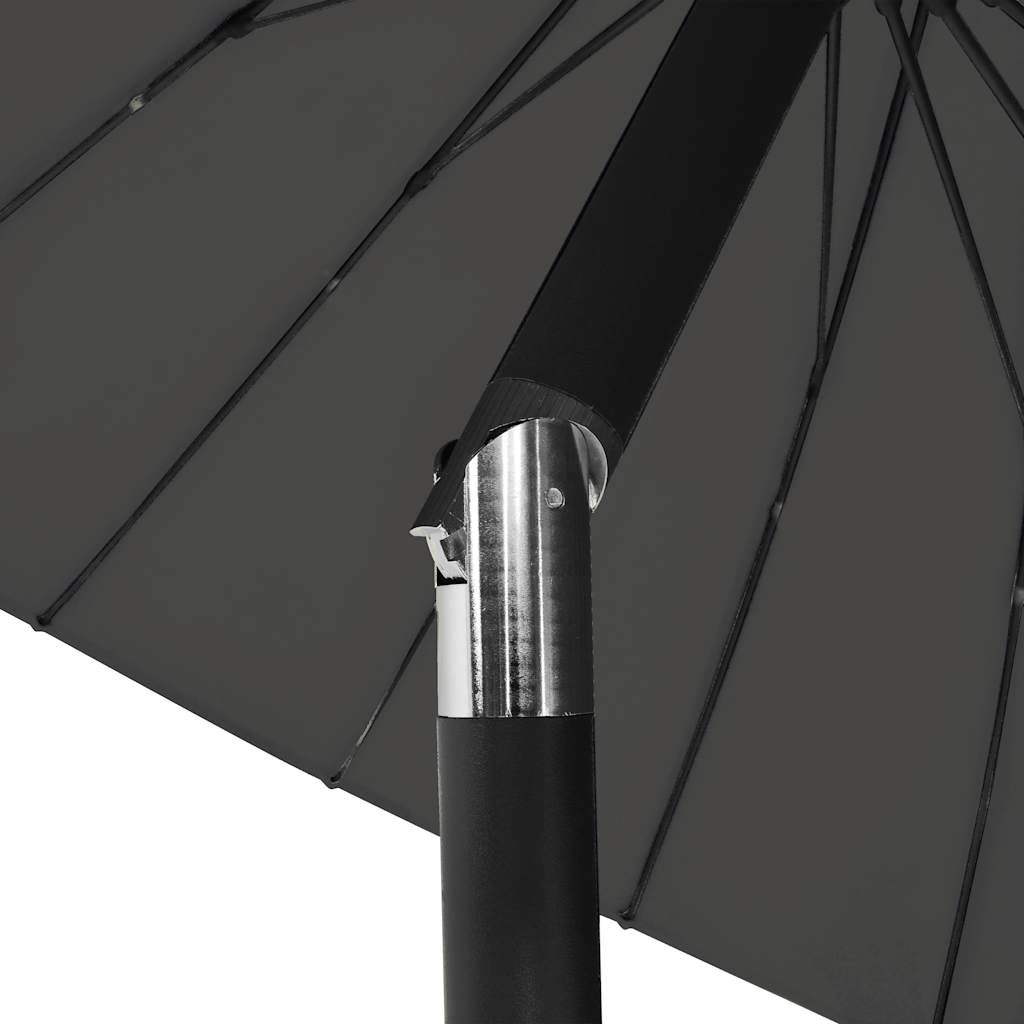 Garden Parasol with Aluminium Pole 250 cm Anthracite