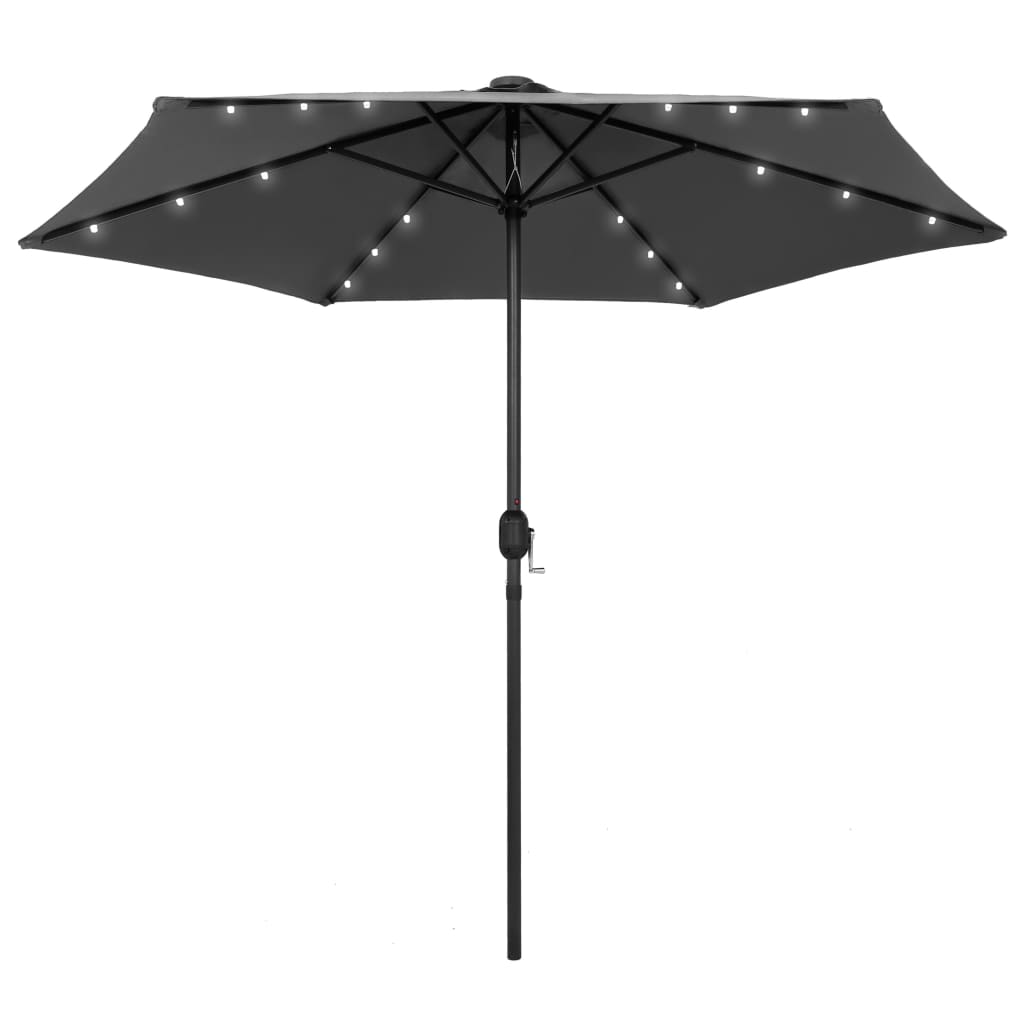 Garden Parasol | Anthracite | Polyester fabric, aluminium pole