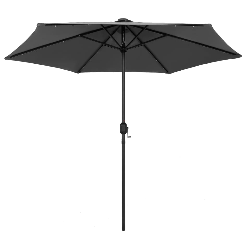 Garden Parasol | Anthracite | Polyester fabric, aluminium pole