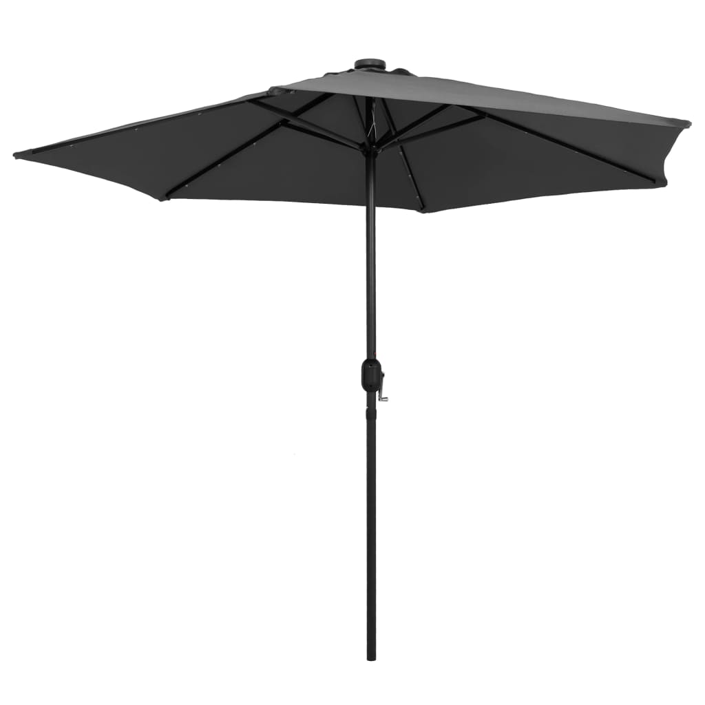 Garden Parasol | Anthracite | Polyester fabric, aluminium pole