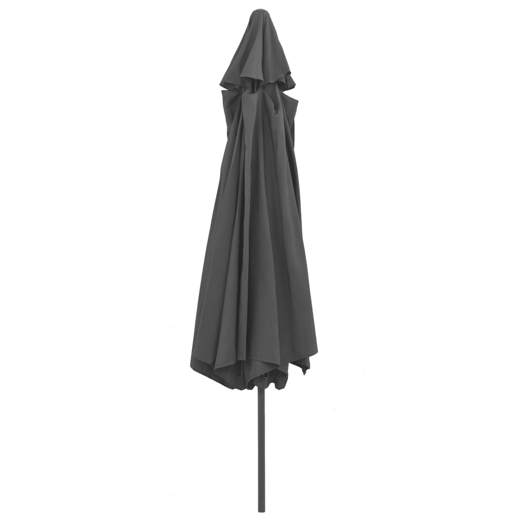Garden Parasol | Anthracite | Polyester, Metal | Large | Tiltable