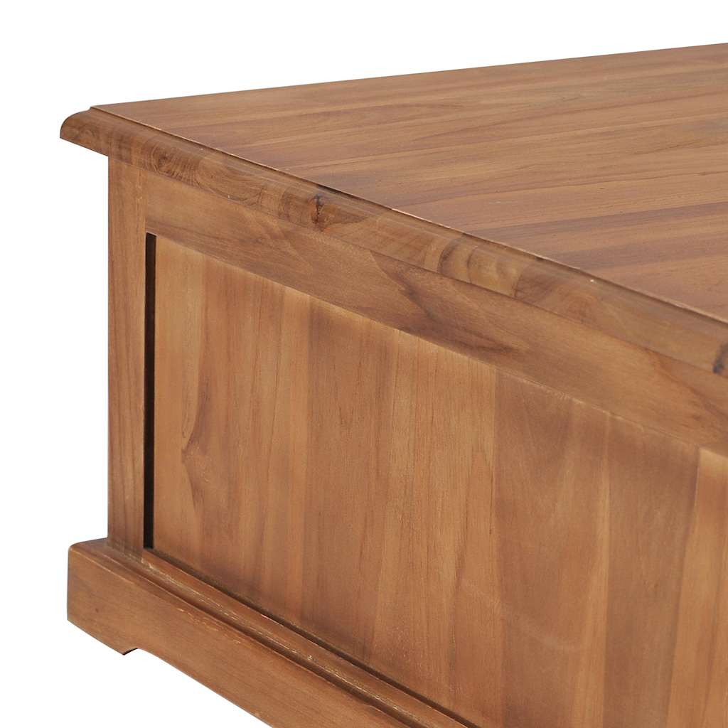 286274 vidaXL Coffee Table 68x68x30 cm Solid Teak Wood