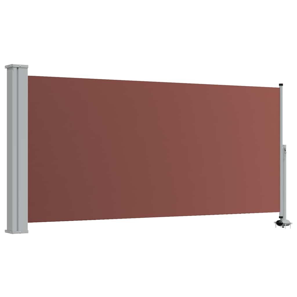 Side Awning | Brown screen, Grey stand
