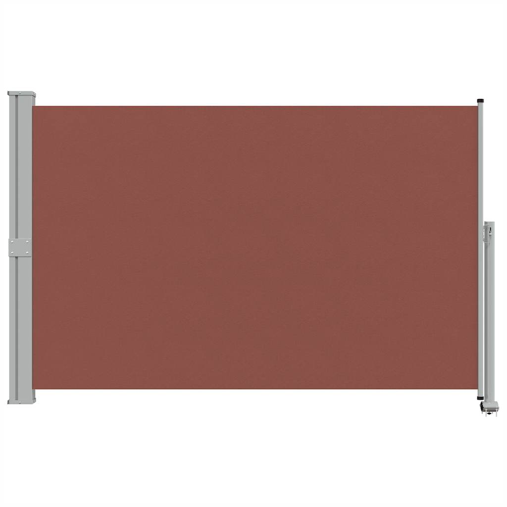 Patio Retractable Side Awning 160x300 cm Brown