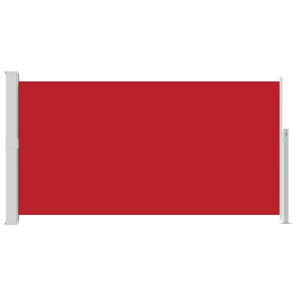 48367 vidaXL Patio Retractable Side Awning 170x300 cm Red