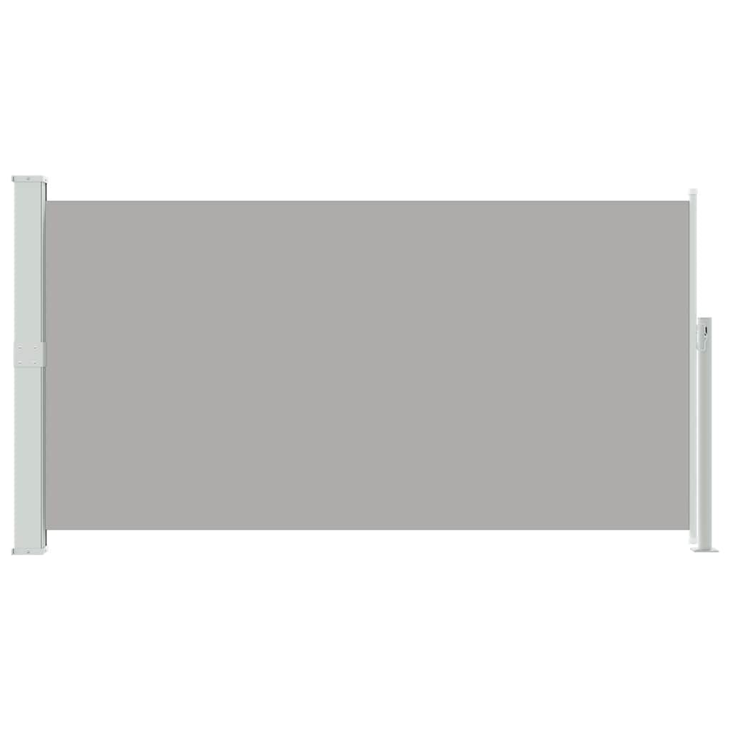 Side Awning | Grey | Polyester, Powder-Coated Steel | 170 x 300 cm