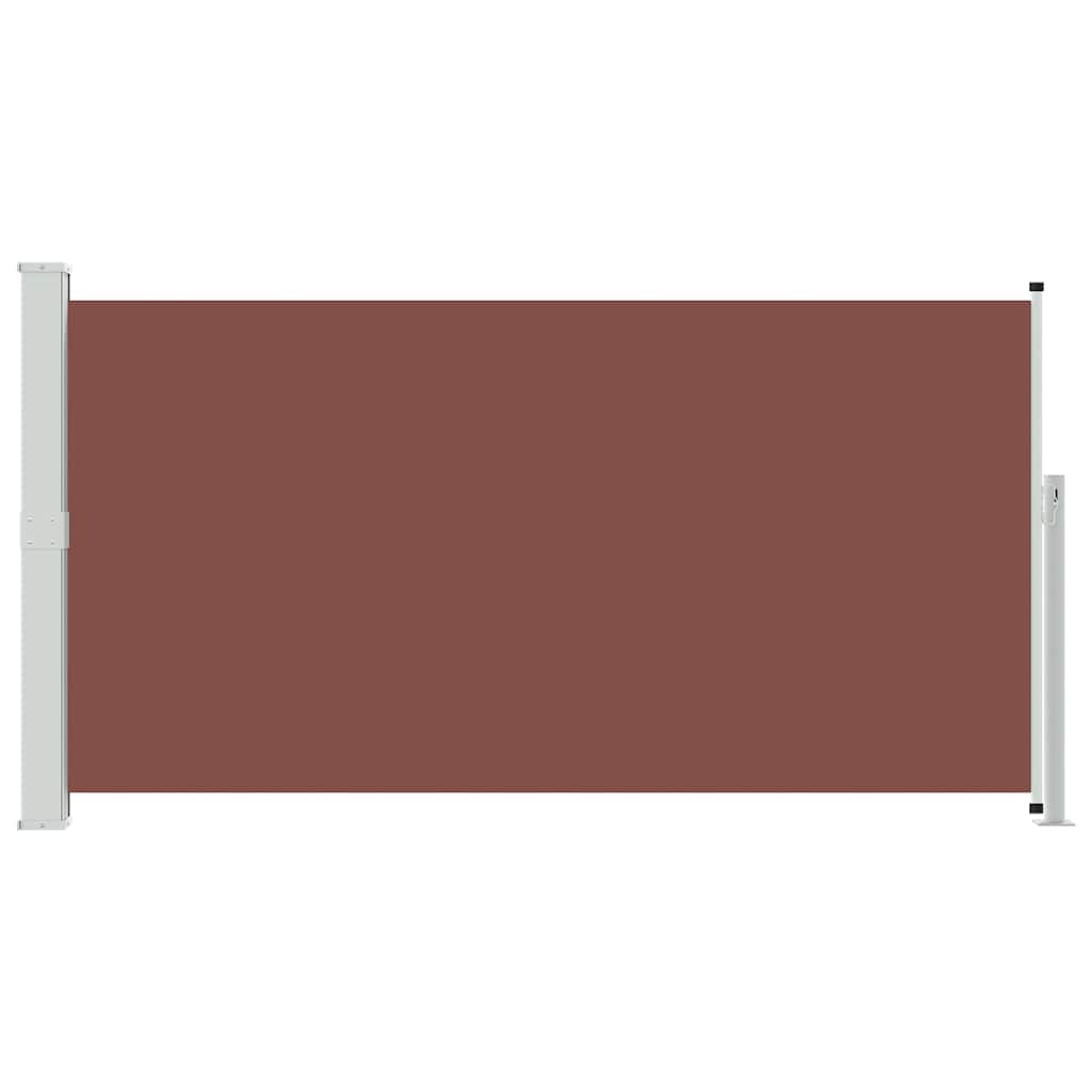 48369 vidaXL Patio Retractable Side Awning 170x300 cm Brown
