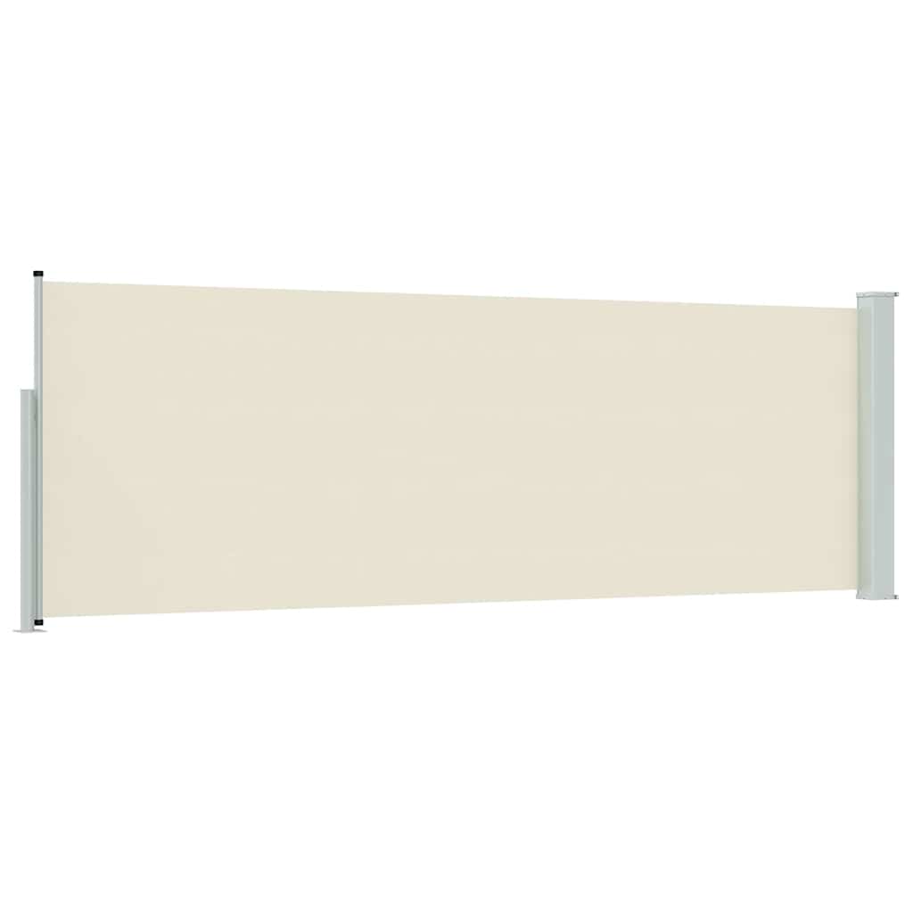Patio Retractable Side Awning 100x300 cm Cream