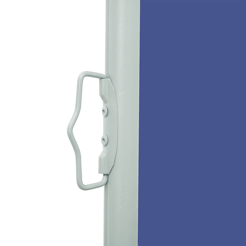 Patio Retractable Side Awning 120x500 cm Blue