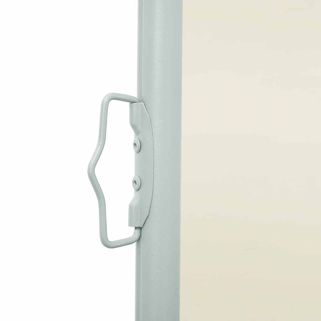 Patio Retractable Side Awning 140x500 cm Cream