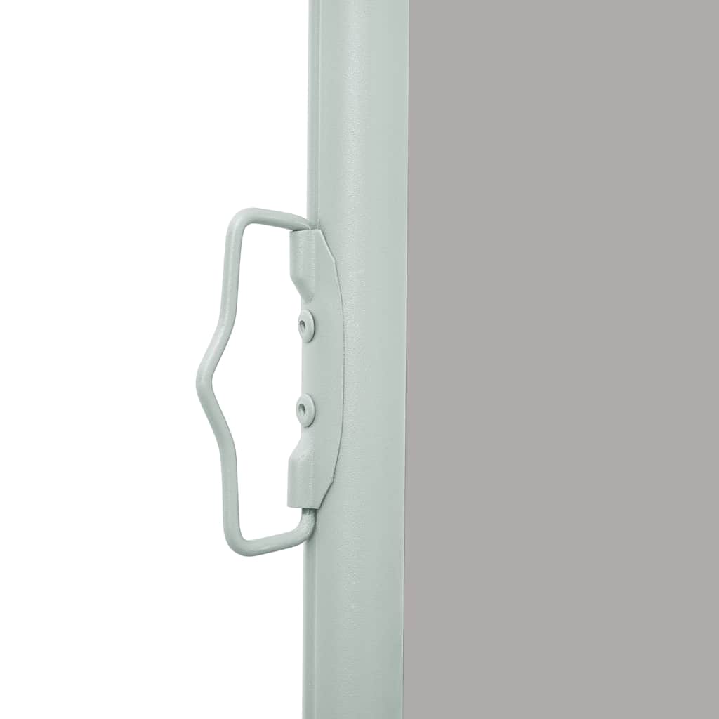 Side Awning | Grey | Polyester, Powder-Coated Steel | 140 x 500 cm