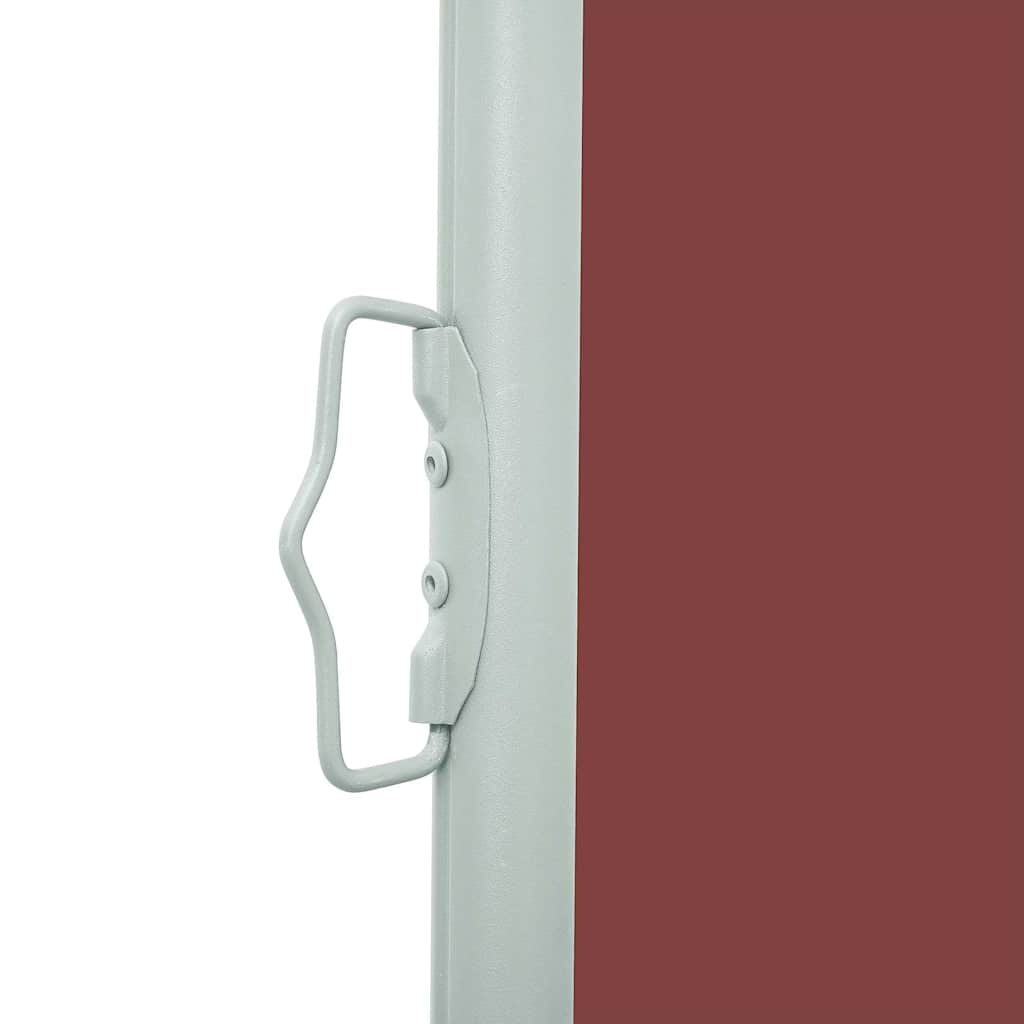 48399 vidaXL Patio Retractable Side Awning 140x500 cm Brown