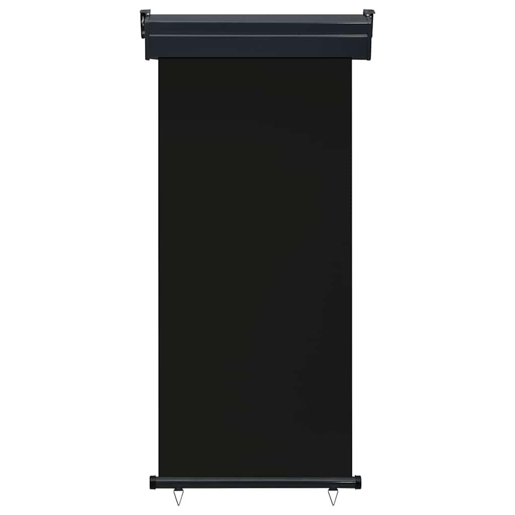 Balcony Side Awning 85x250 cm Black