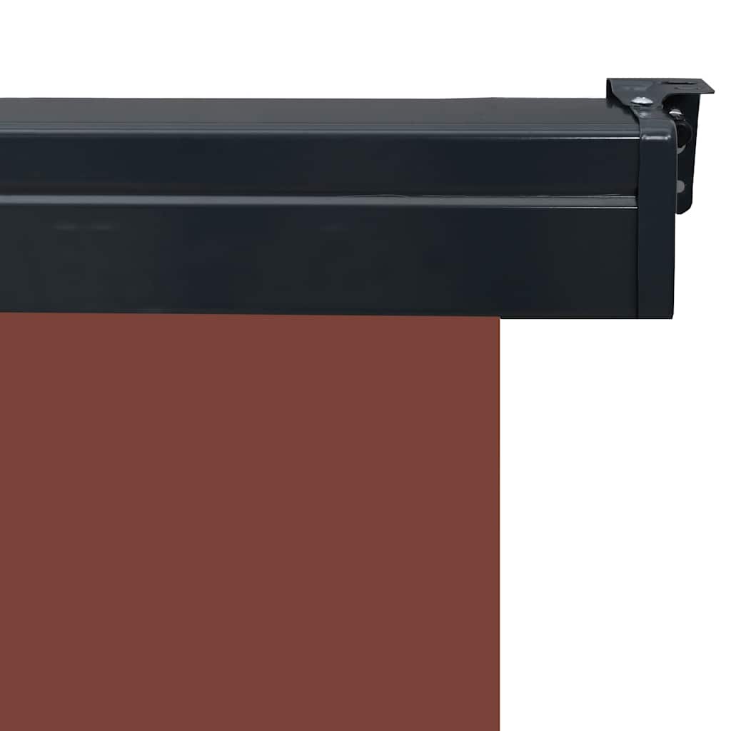 Balcony Side Awning 105x250 cm Brown
