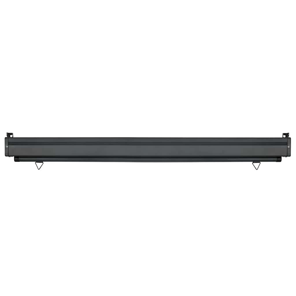 Balcony Side Awning 125x250 cm Black