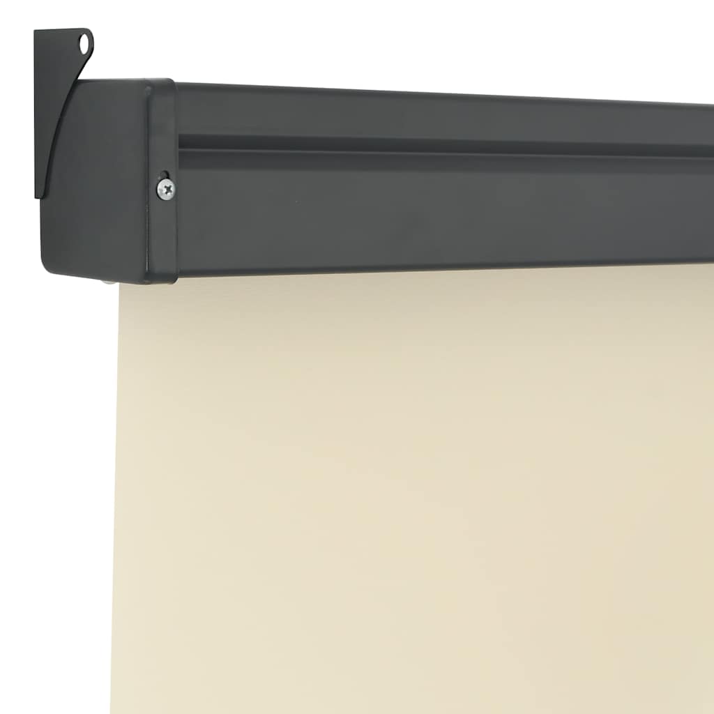 Balcony Side Awning 125x250 cm Cream