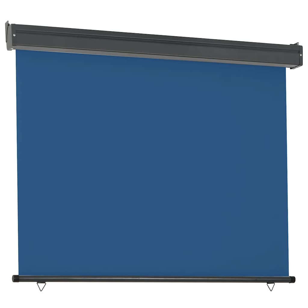 Balcony Side Awning 125x250 cm Blue