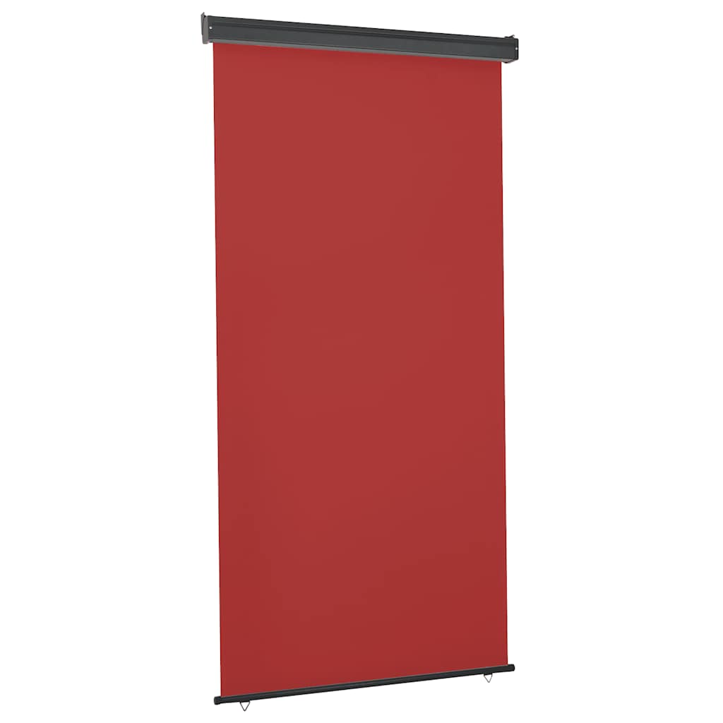 Balcony Side Awning 125x250 cm Red