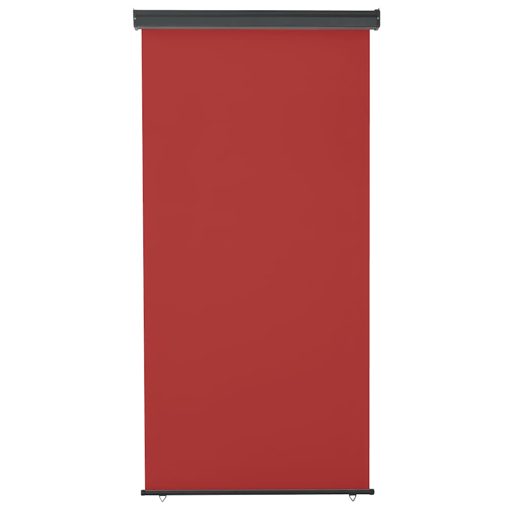 Balcony Side Awning 125x250 cm Red