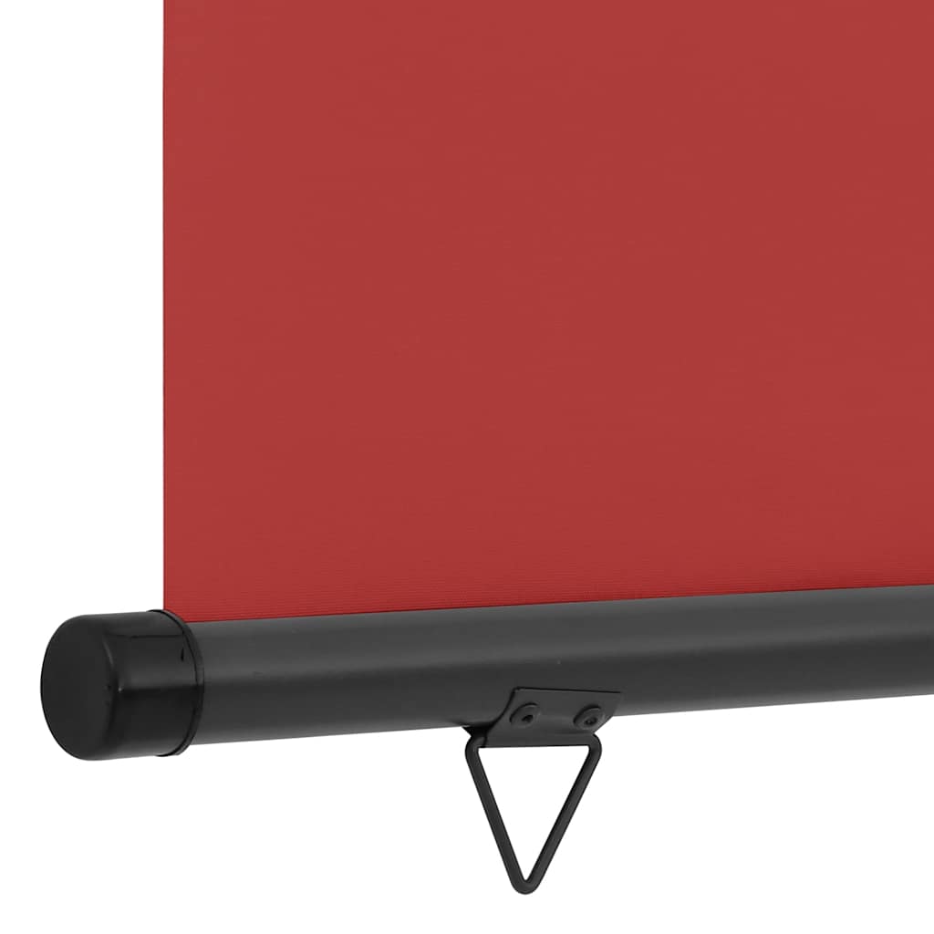 Balcony Side Awning 125x250 cm Red