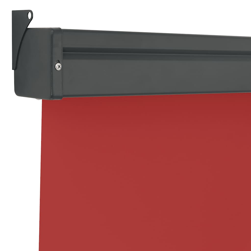 Balcony Side Awning 125x250 cm Red