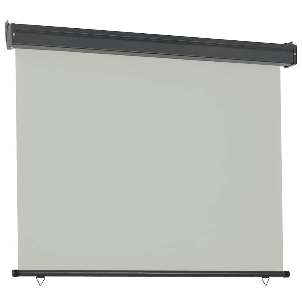 Balcony Side Awning 125x250 cm Grey