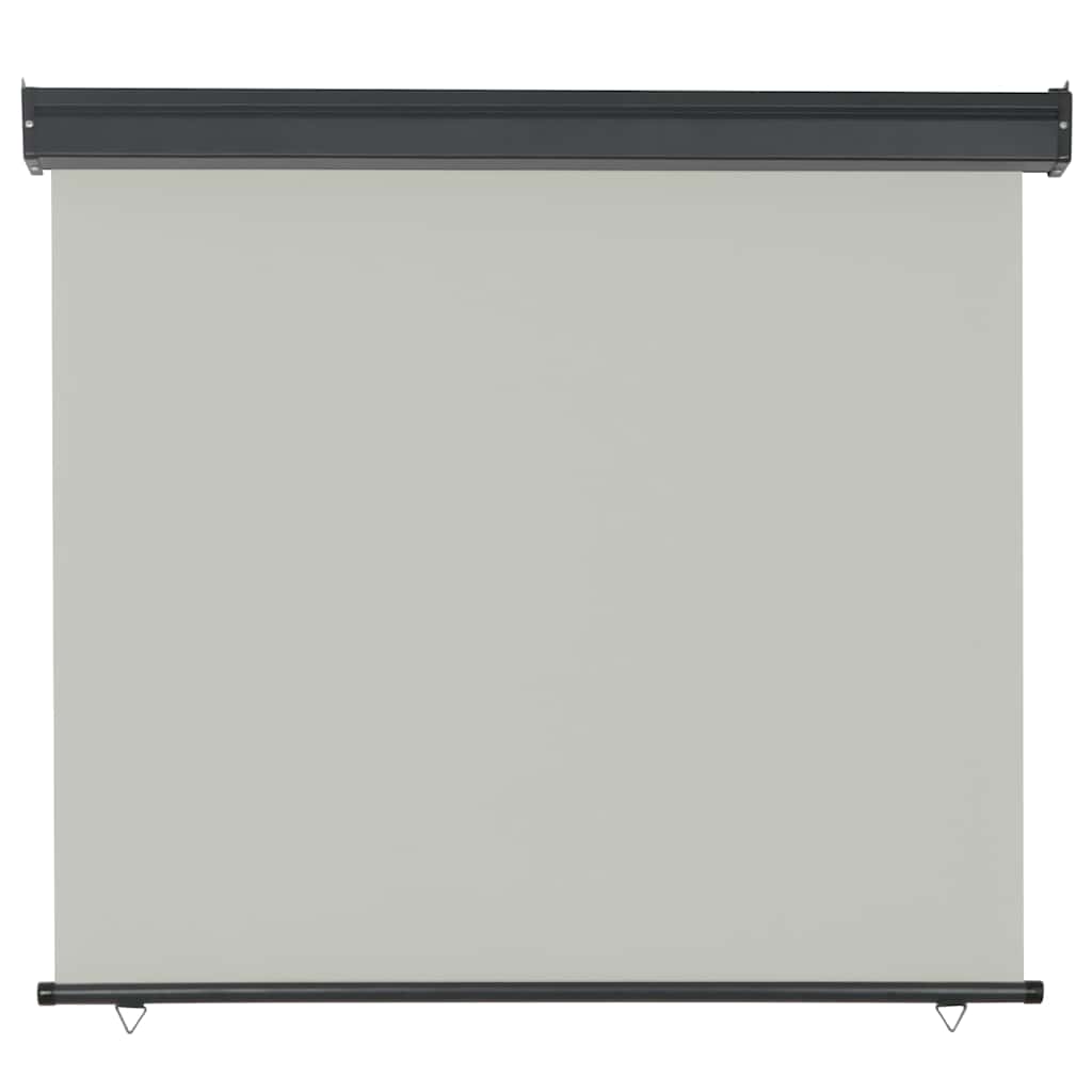 Balcony Side Awning 125x250 cm Grey