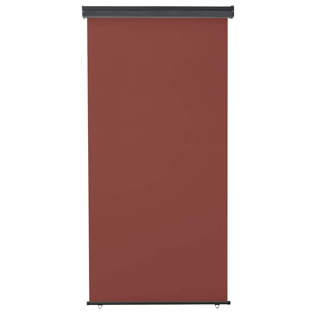 Balcony Side Awning 125x250 cm Brown