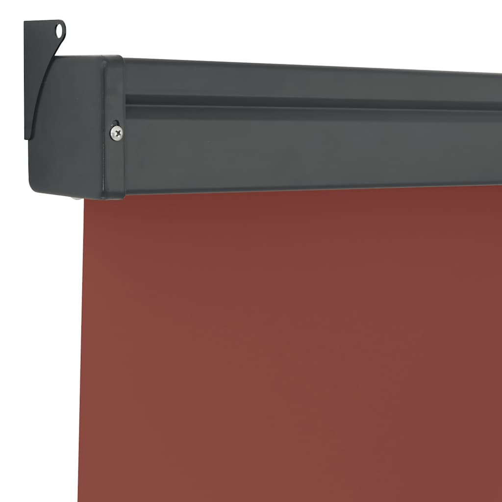 Balcony Side Awning 125x250 cm Brown