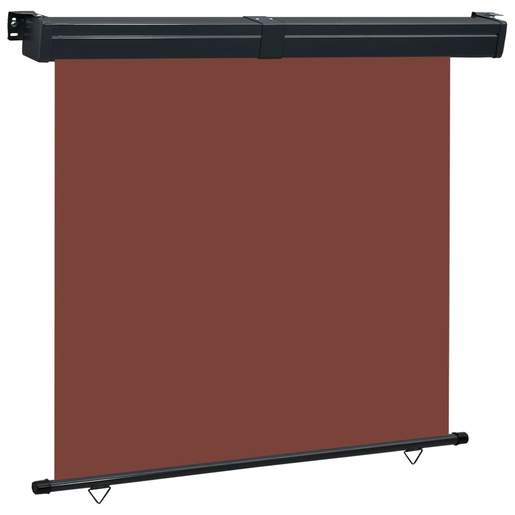 vidaXL Balcony Side Awning 165x250 cm Brown