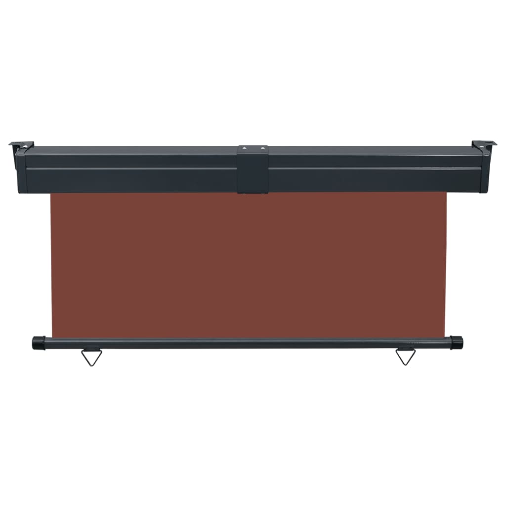 vidaXL Balcony Side Awning 165x250 cm Brown