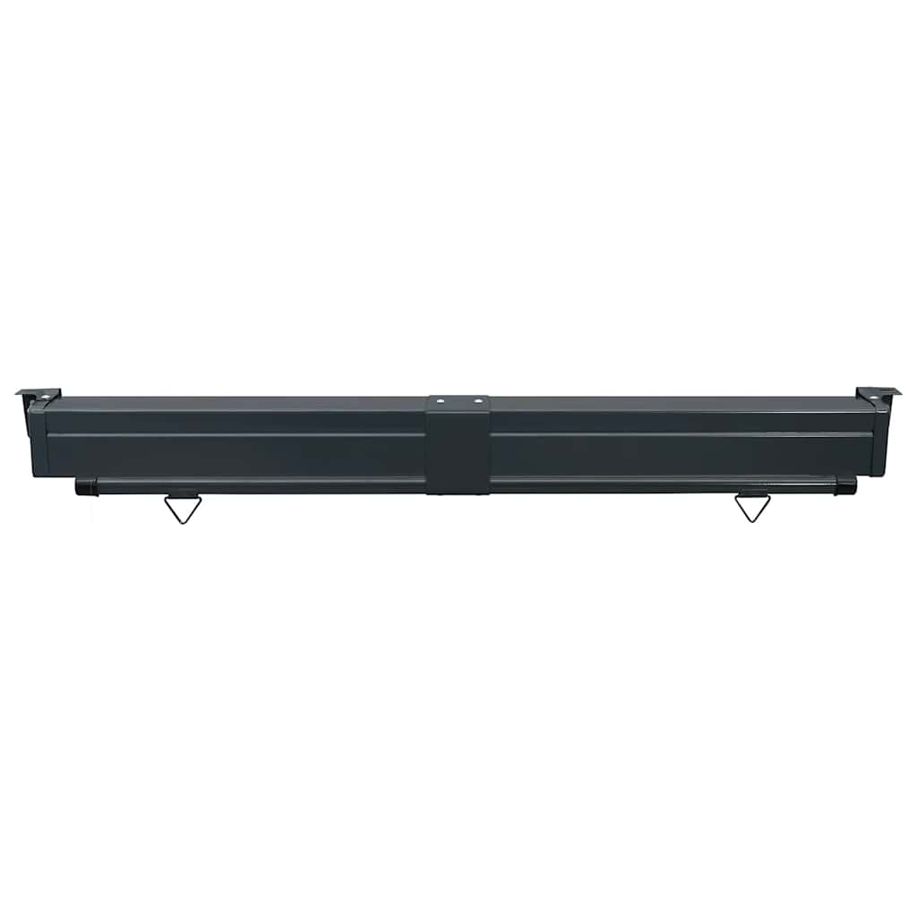 Balcony Side Awning | Black | Steel, aluminium, polyester | 175x250 cm