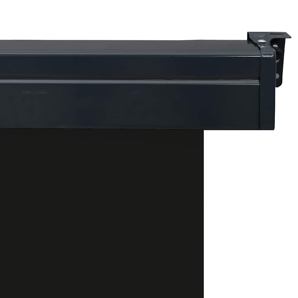Balcony Side Awning | Black | Steel, aluminium, polyester | 175x250 cm