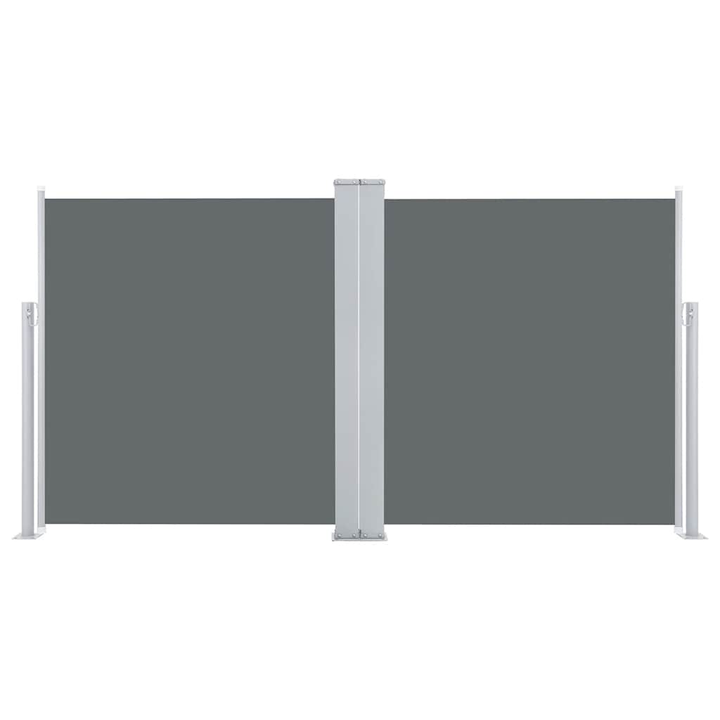 Side Awning | Anthracite | Polyester with PU coating | 100 x 600 cm
