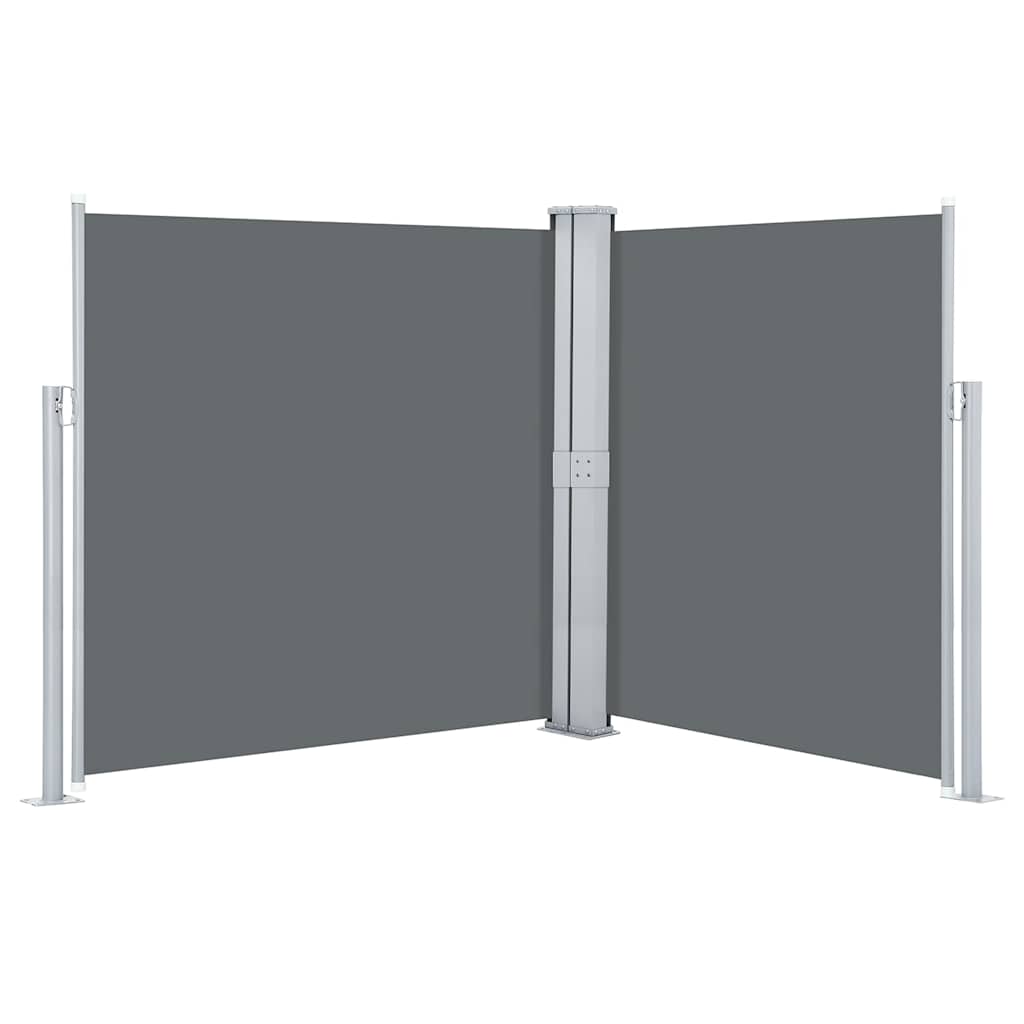 48456 vidaXL Retractable Side Awning Anthracite 140x600 cm