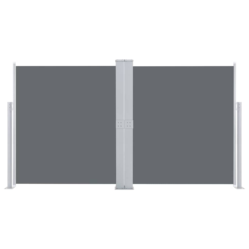 48456 vidaXL Retractable Side Awning Anthracite 140x600 cm