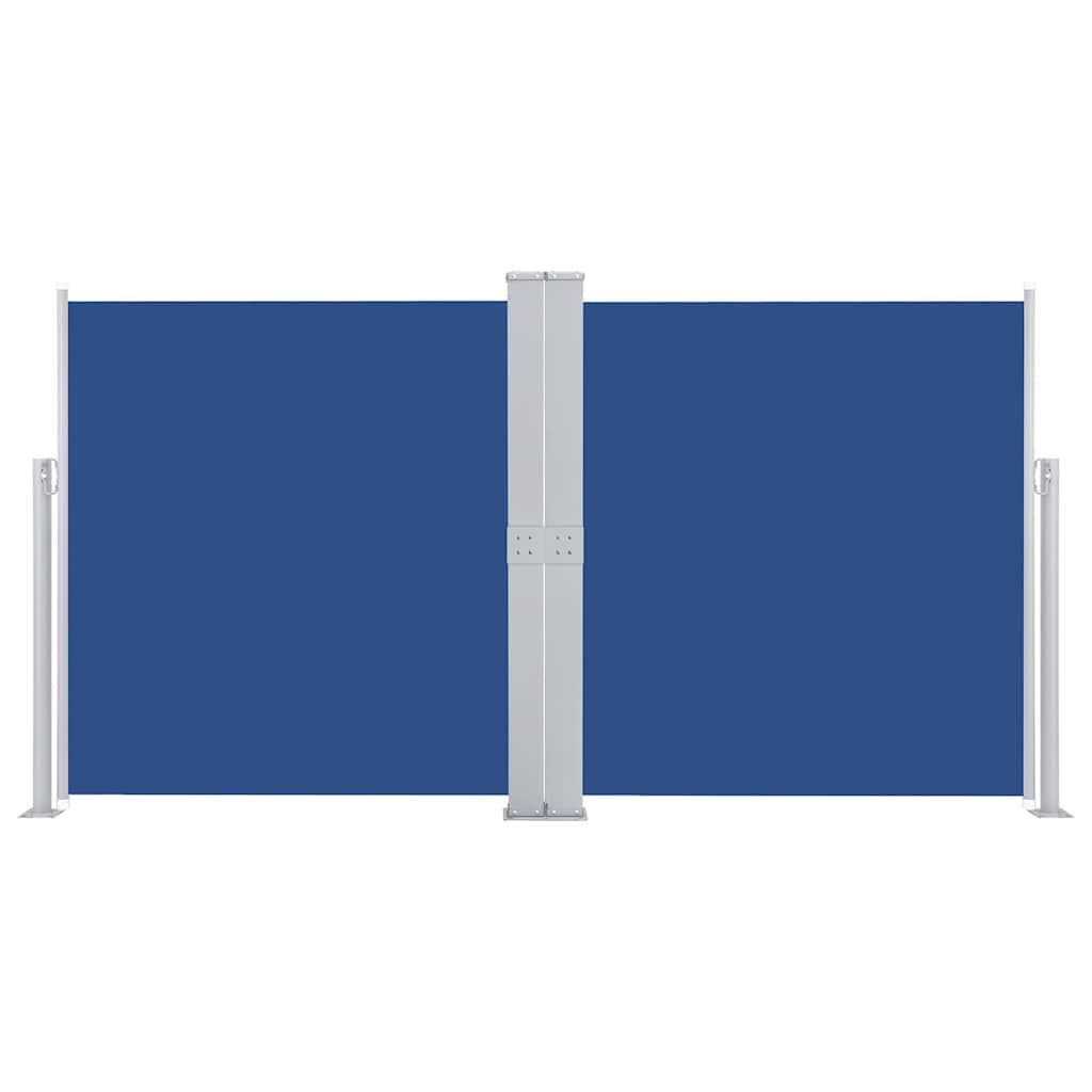 48458 vidaXL Retractable Side Awning Blue 140x600 cm