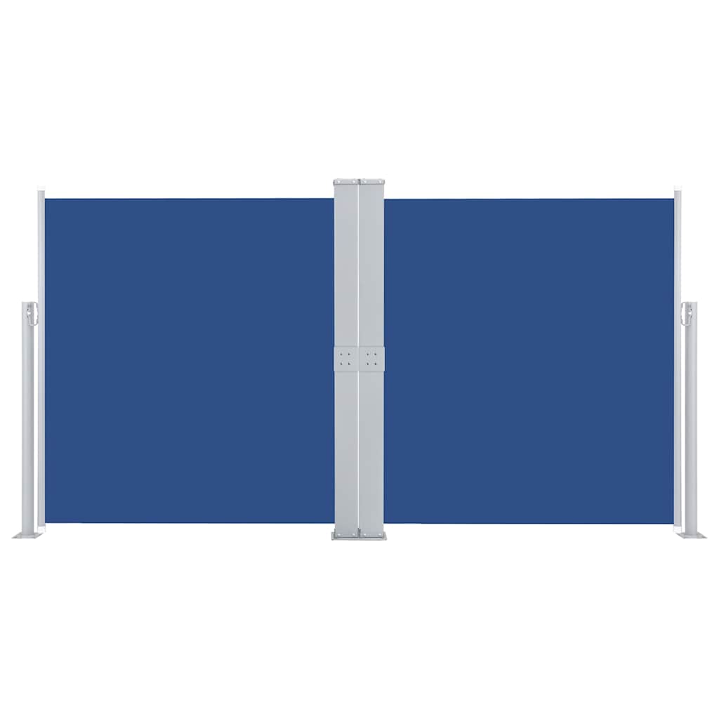 48464 vidaXL Retractable Side Awning Blue 160x600 cm