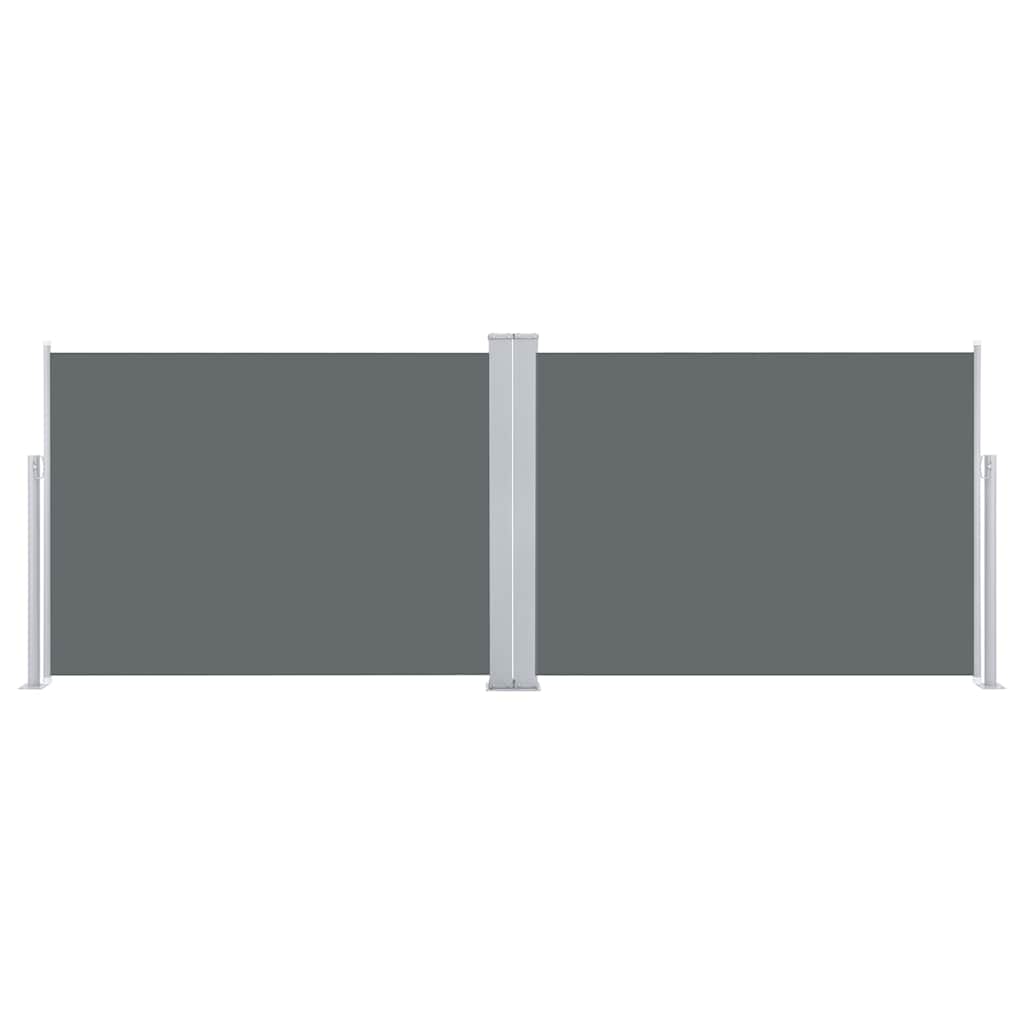 48480 vidaXL Retractable Side Awning Anthracite 120x1000 cm