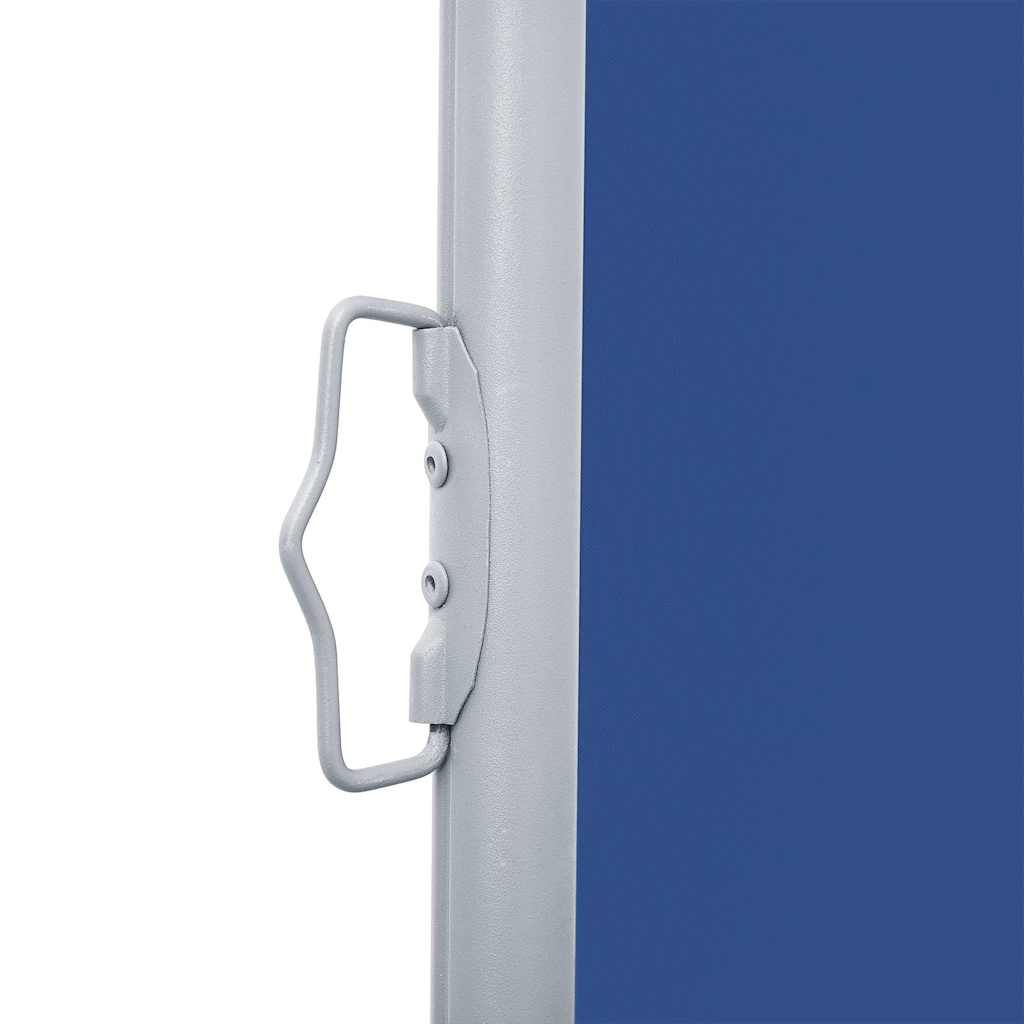 48482 vidaXL Retractable Side Awning Blue 120x1000 cm