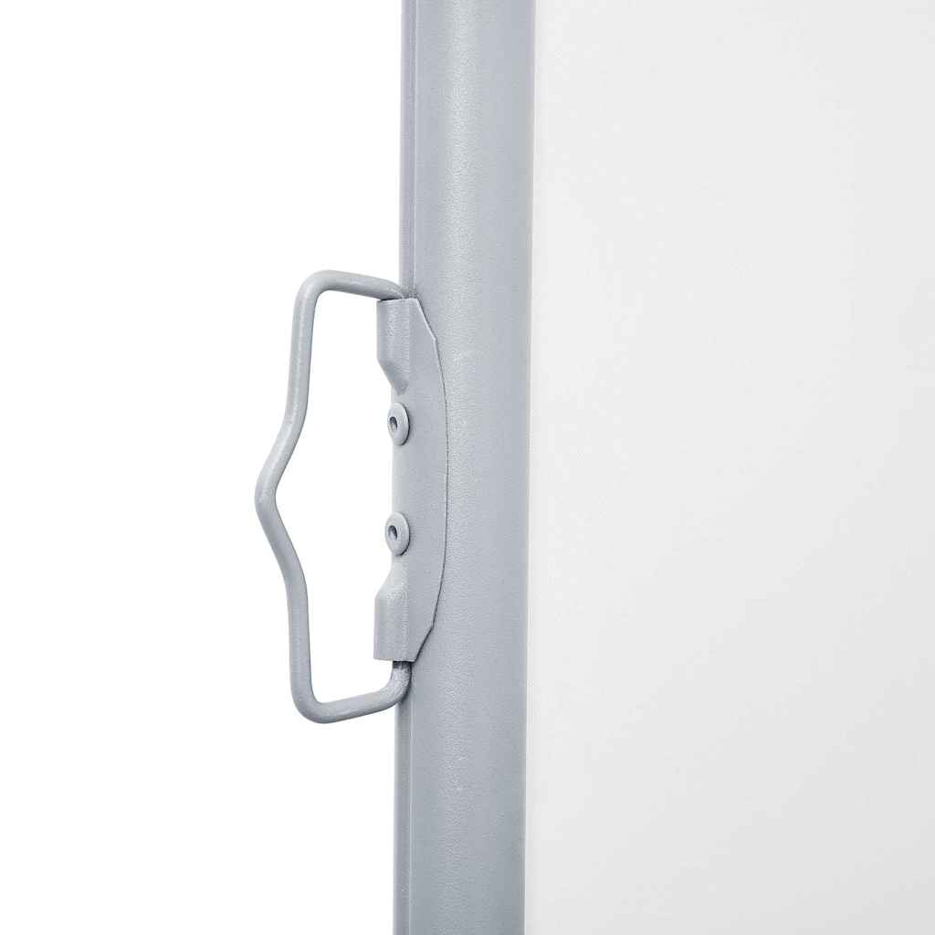 48485 vidaXL Retractable Side Awning Cream 140x1000 cm