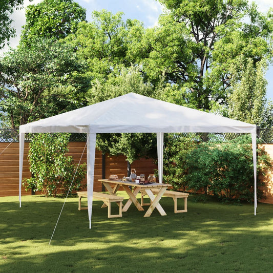 vidaXL Party Tent 4x4 m White